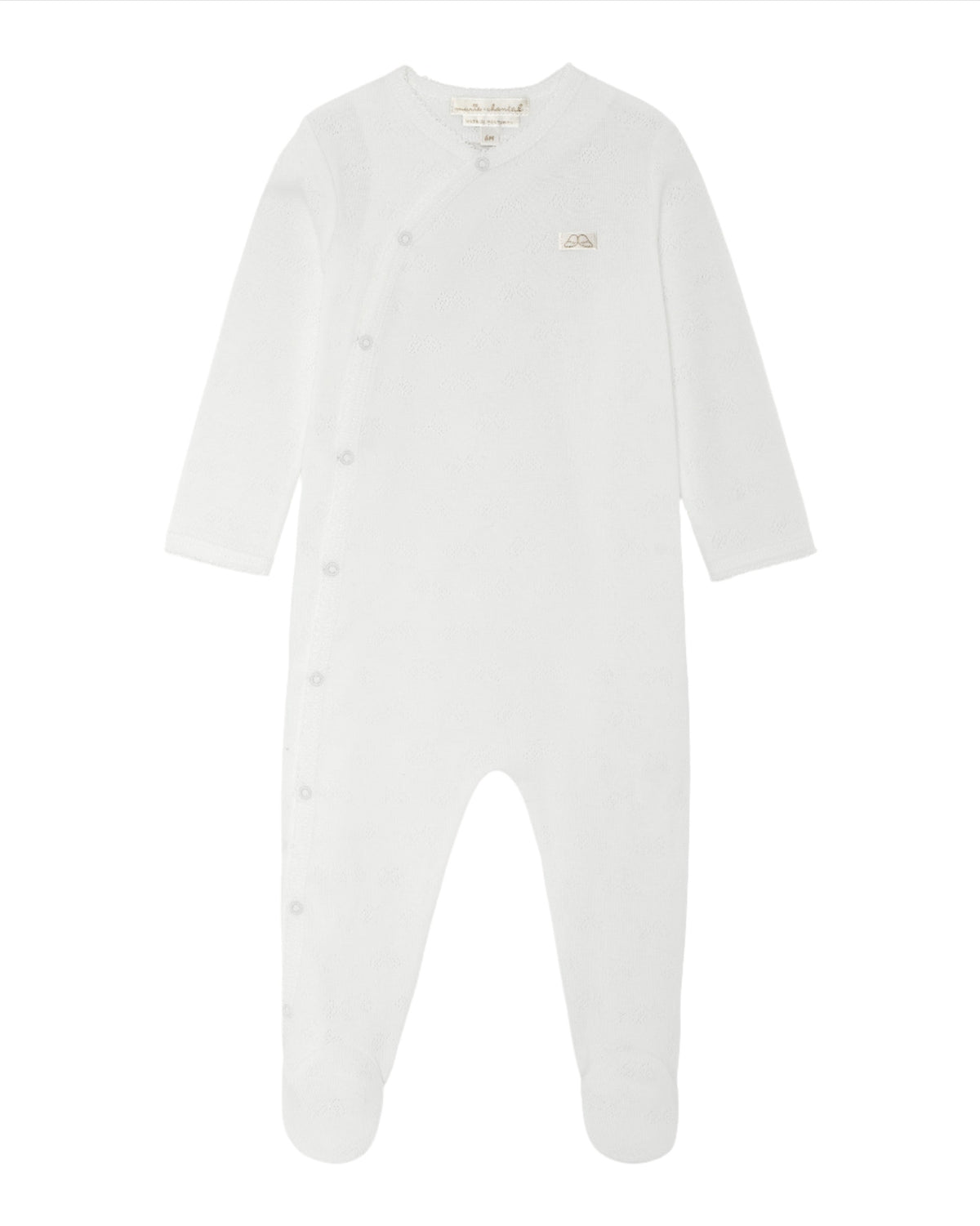 Pointelle Cotton Sleepsuit