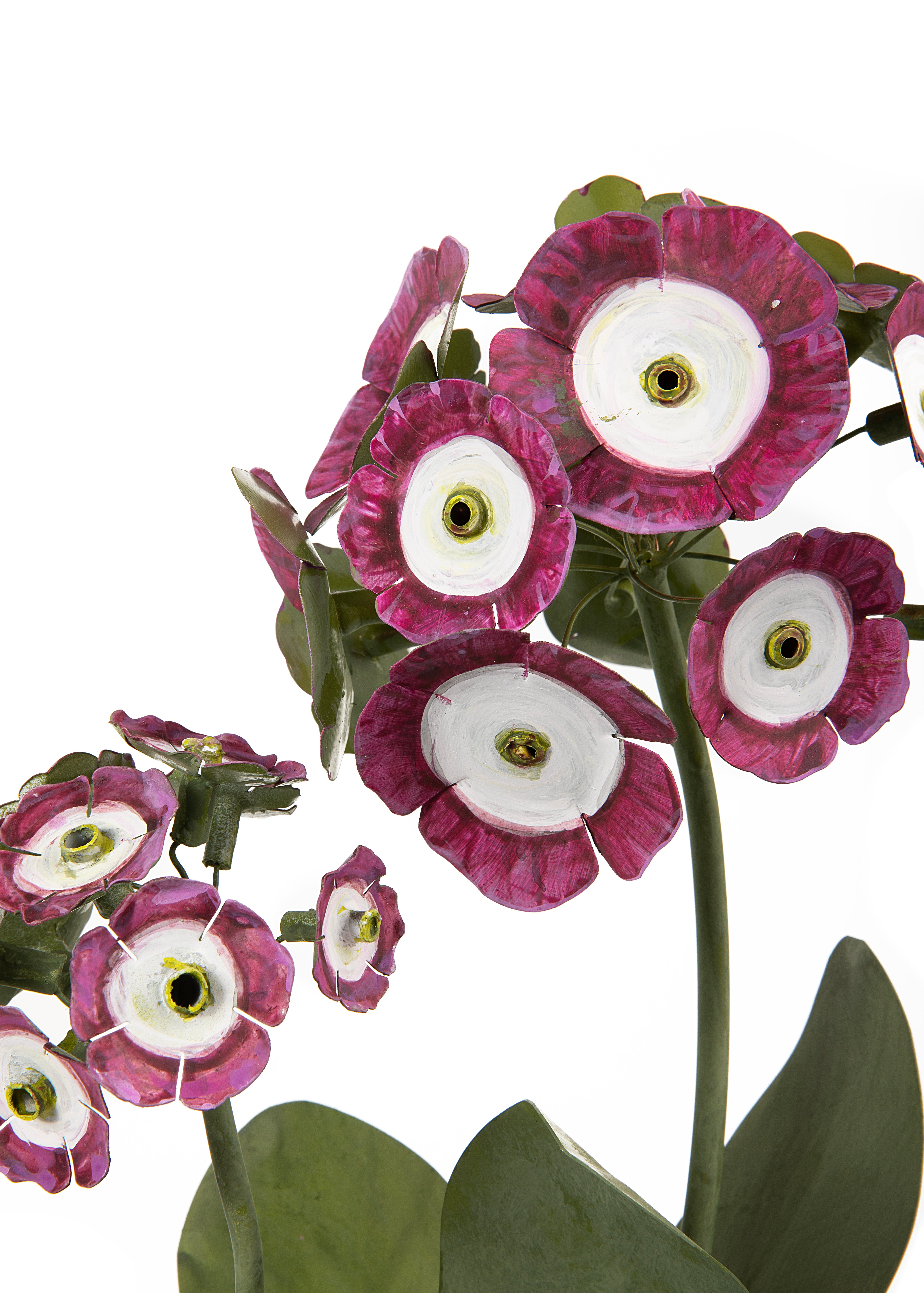 Tole Flower Standard Auricula