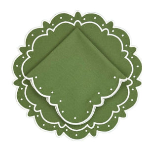 Ava Placemat in Fern, Set of 4