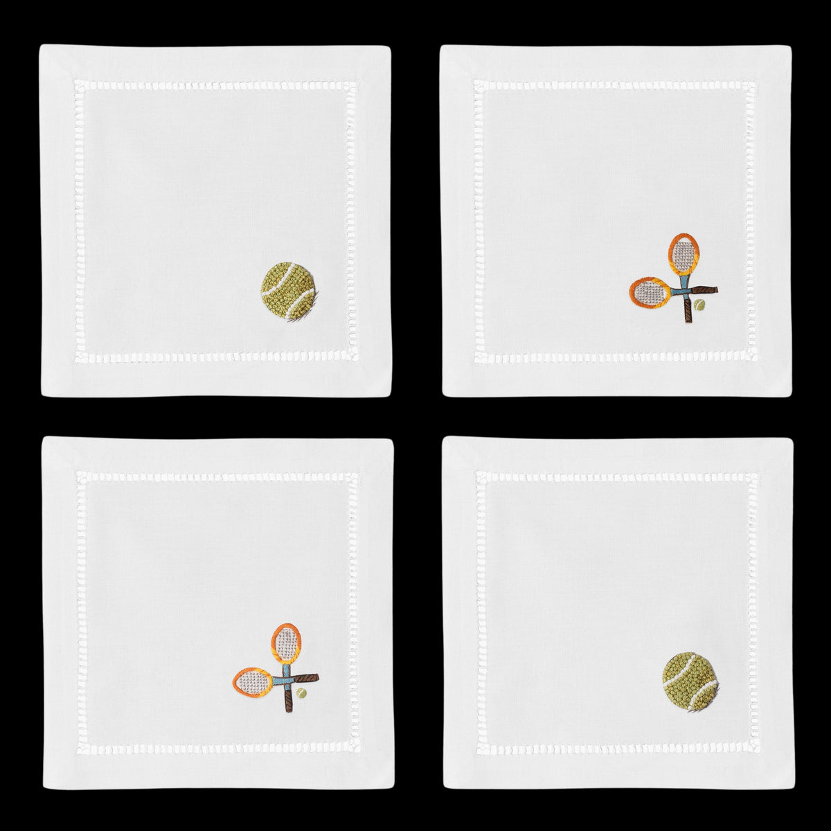 Tennis Mixed Cocktail Napkin Set