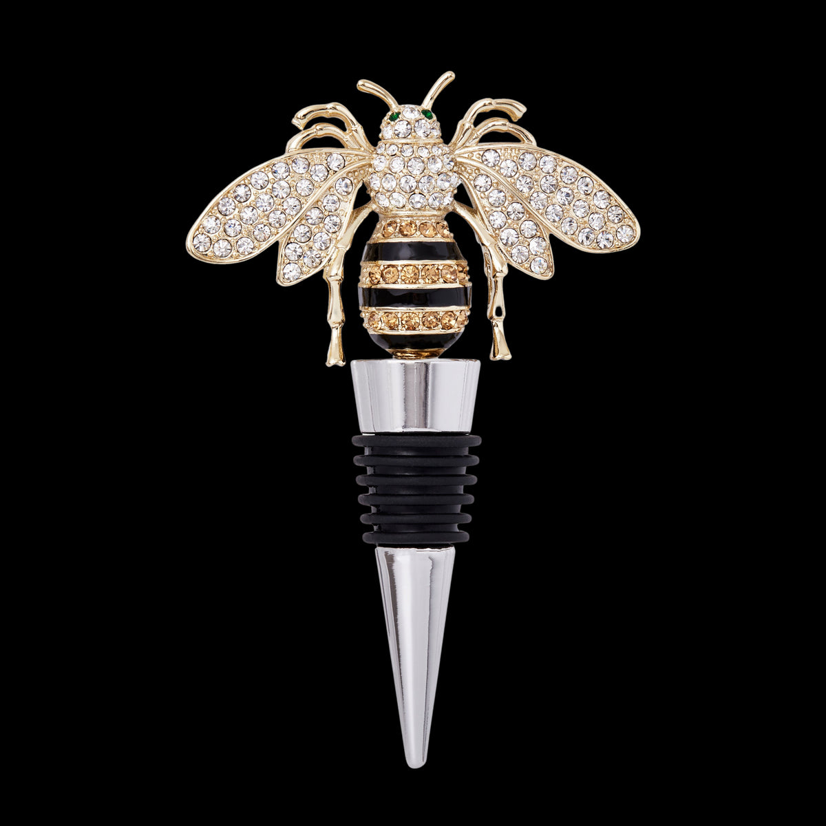 Stripey Bee Wine Stopper