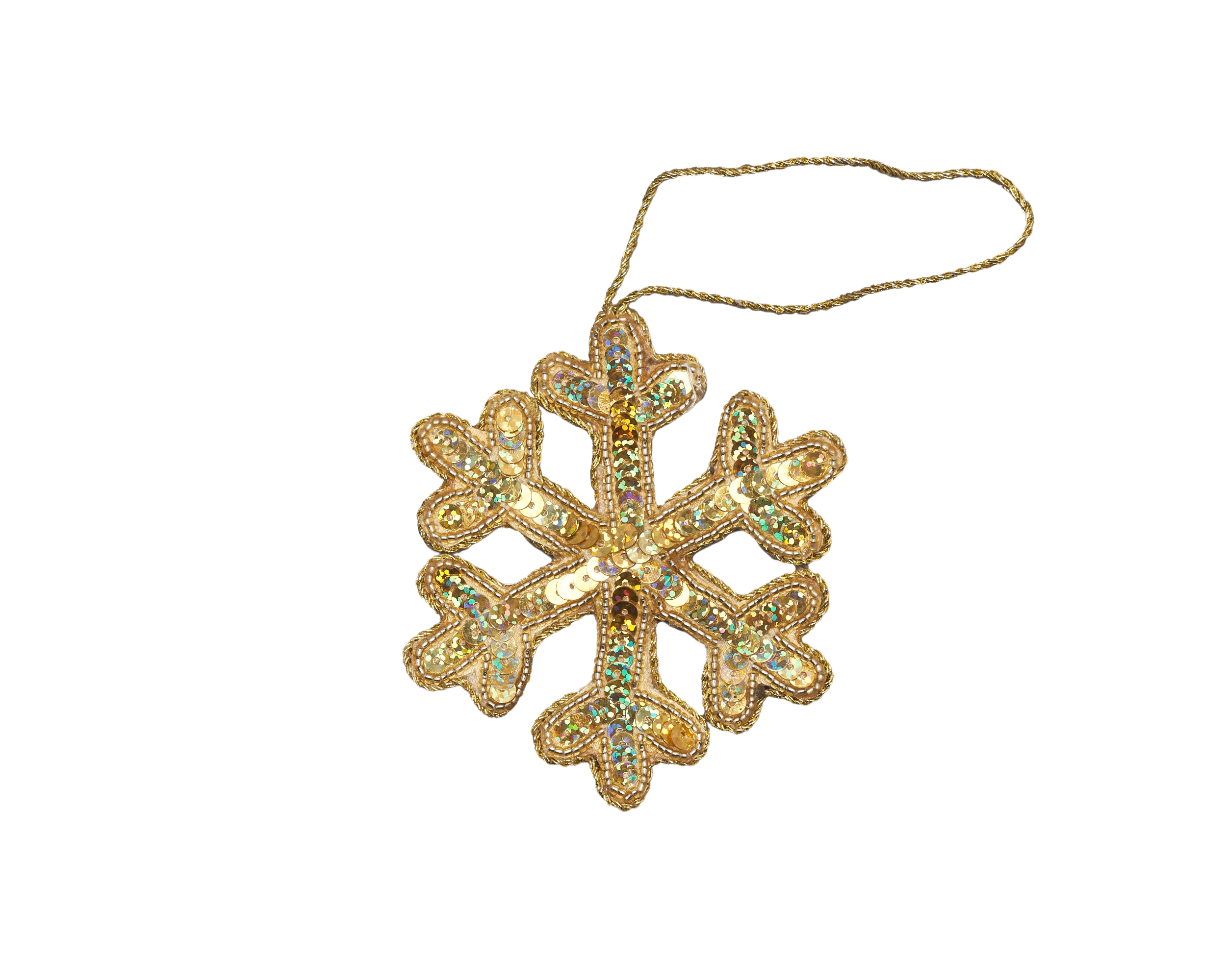 Snowflake Gold Ornament