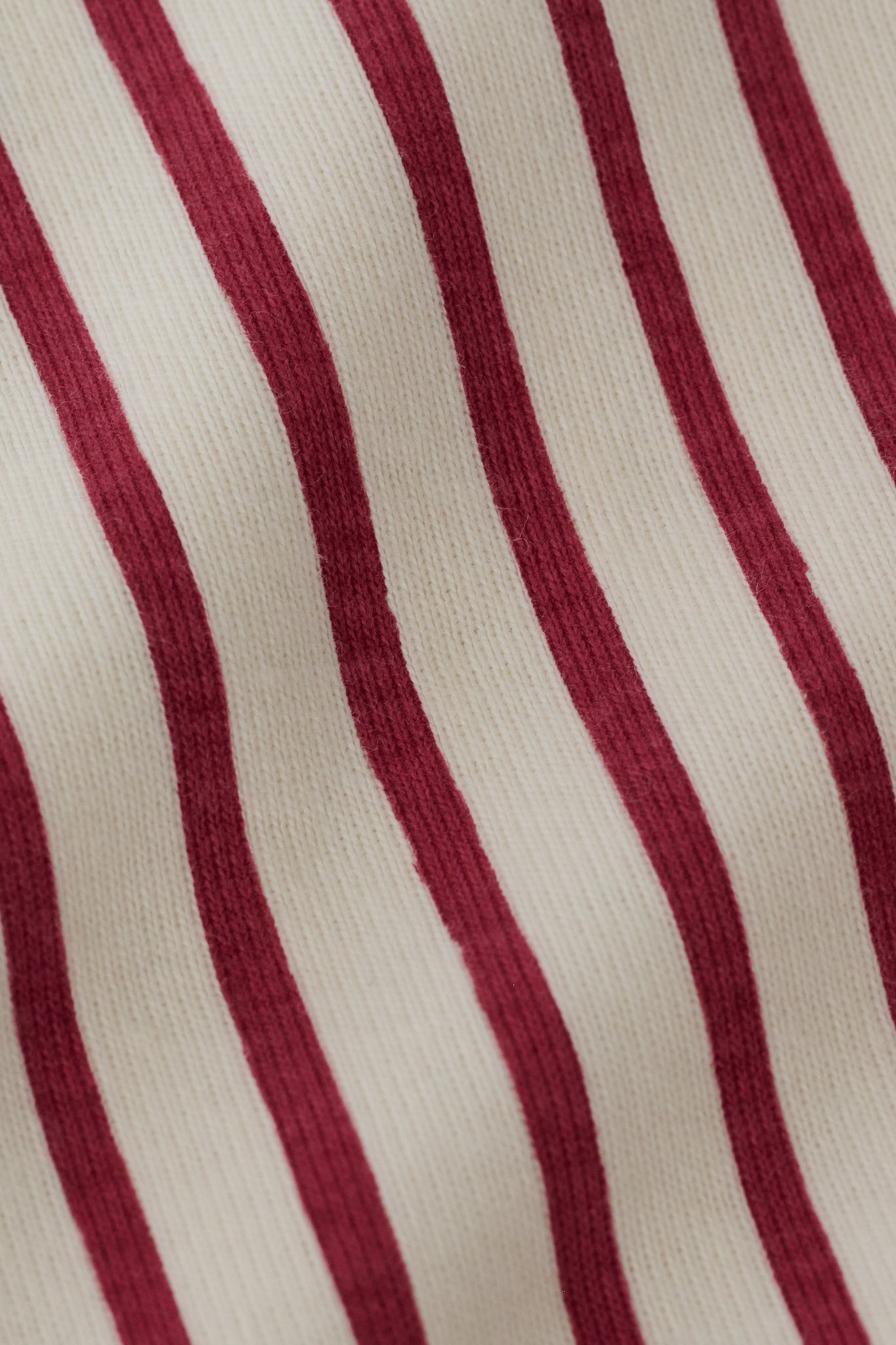 Ribbed Kids Pajama in Stripes Away Berry