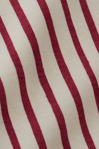 Ribbed Toddler Pajama in Stripes Away Berry