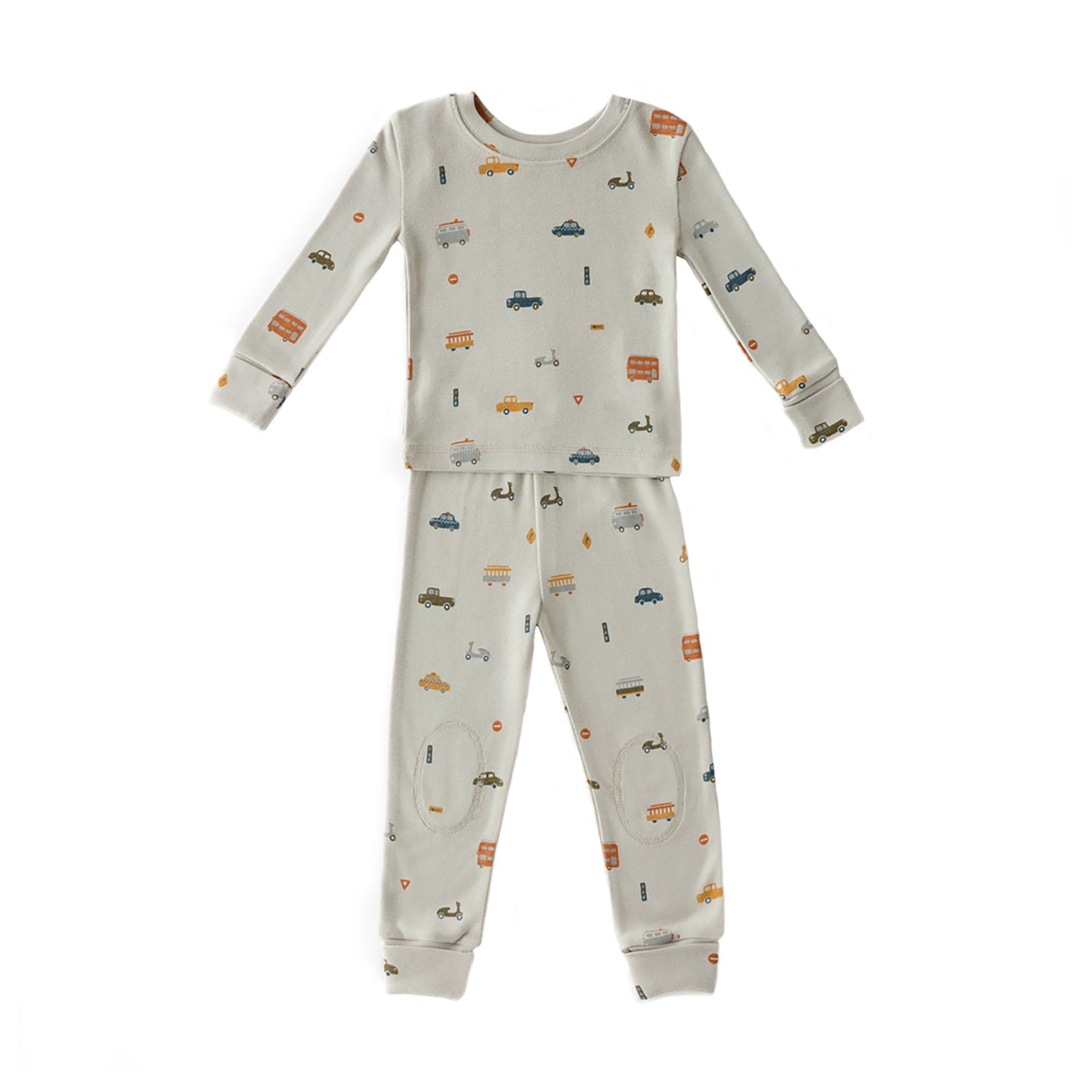 Ribbed Toddler Pajama in Rush Hour Mist