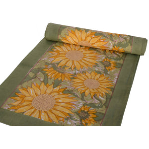 Sunflower Runner Yellow & Green