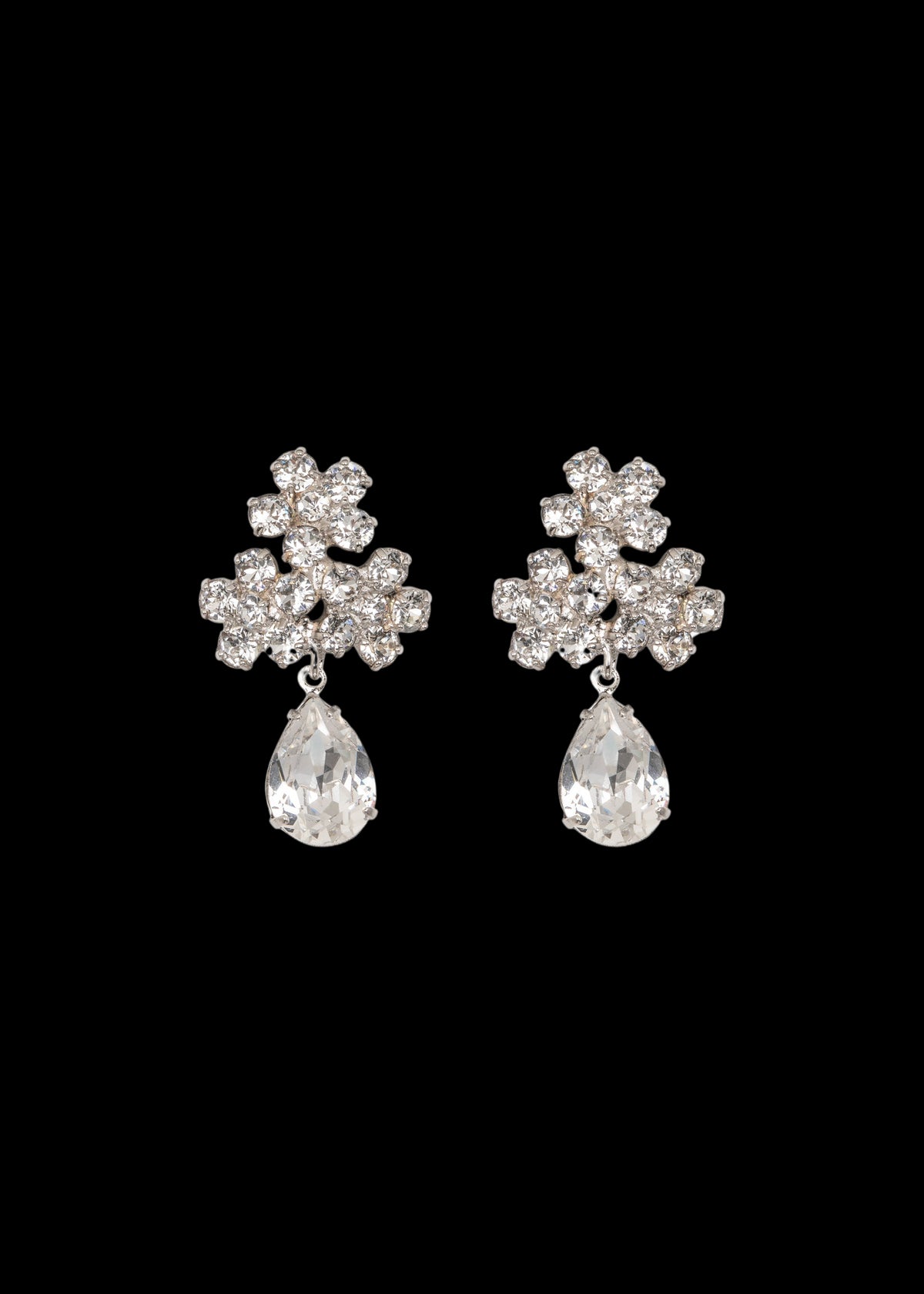 Adelie Earrings in Crystal