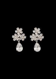 Adelie Earrings in Crystal