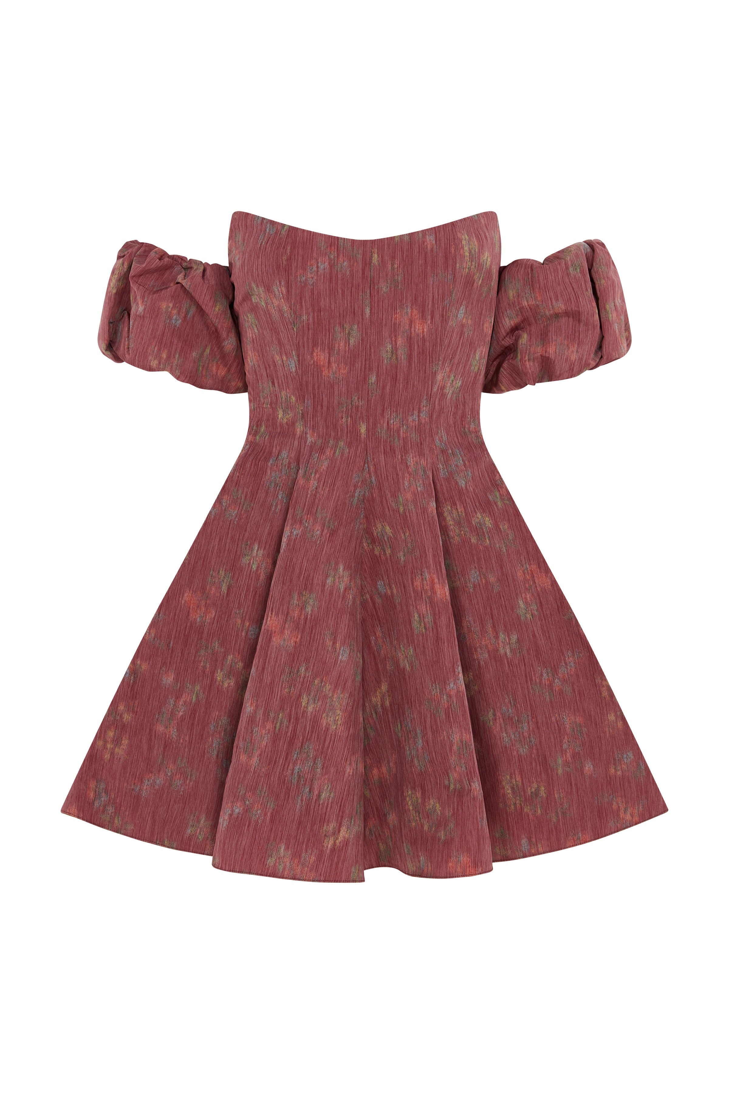 Selene Floral Ikat Mini Dress