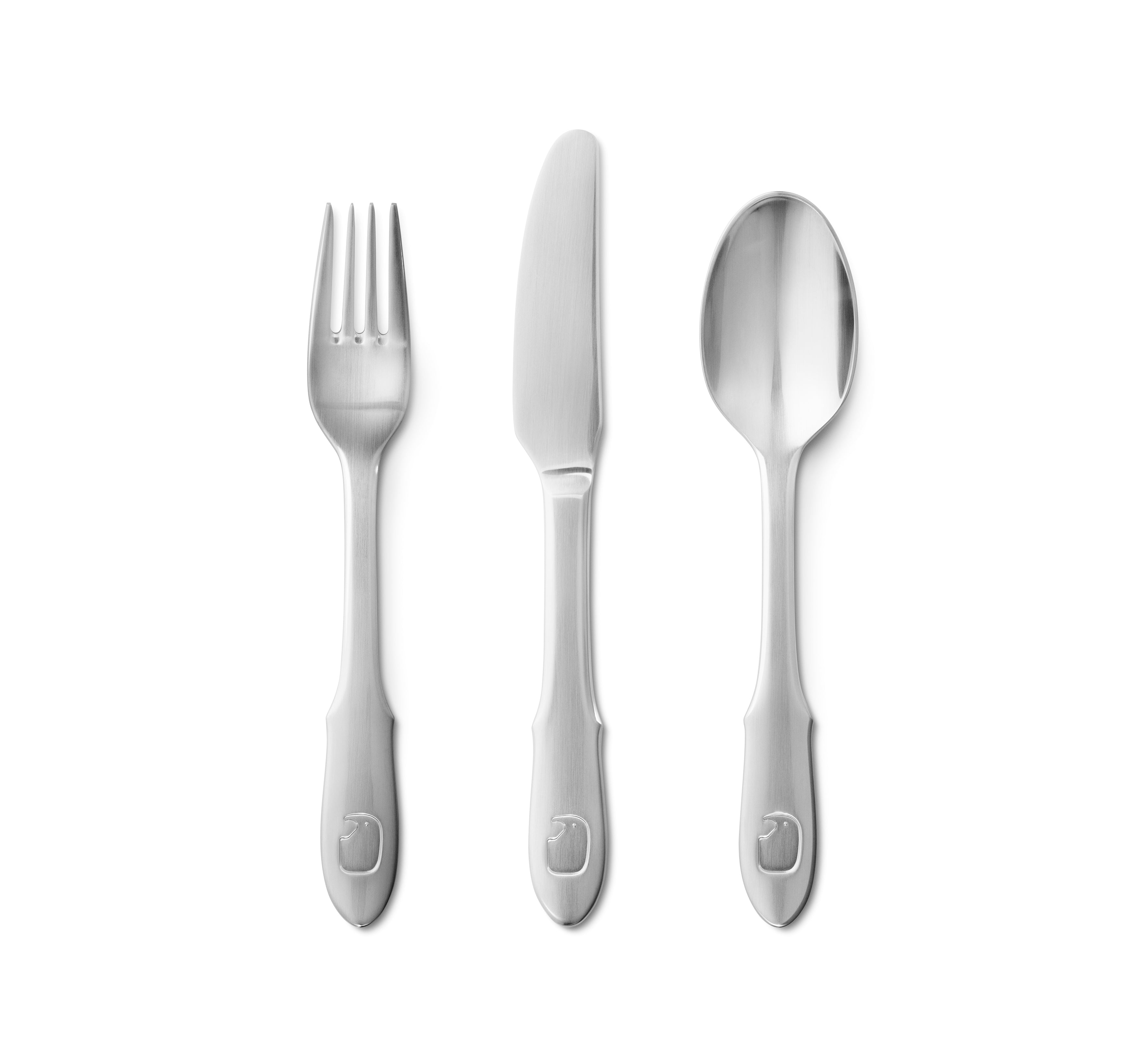 Elephant Cutlery Sterling Silver, Set of 3