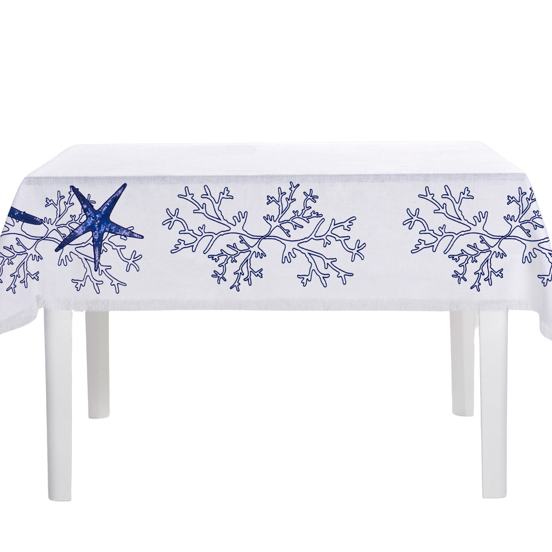 Blue Corallo Tablecloth