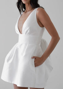 Muffin Dress in Ivory