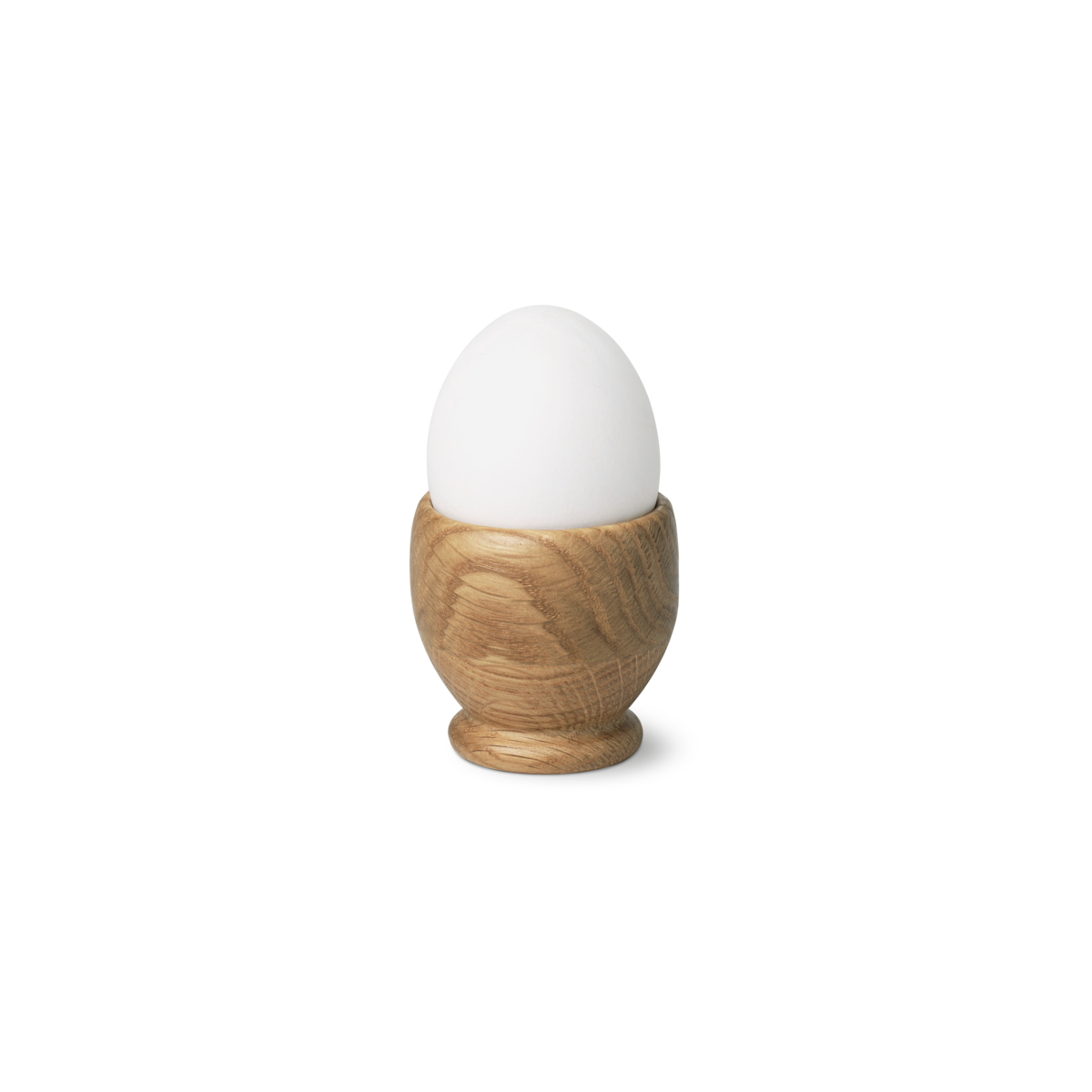 Egg Cup in Oak, Set of 2