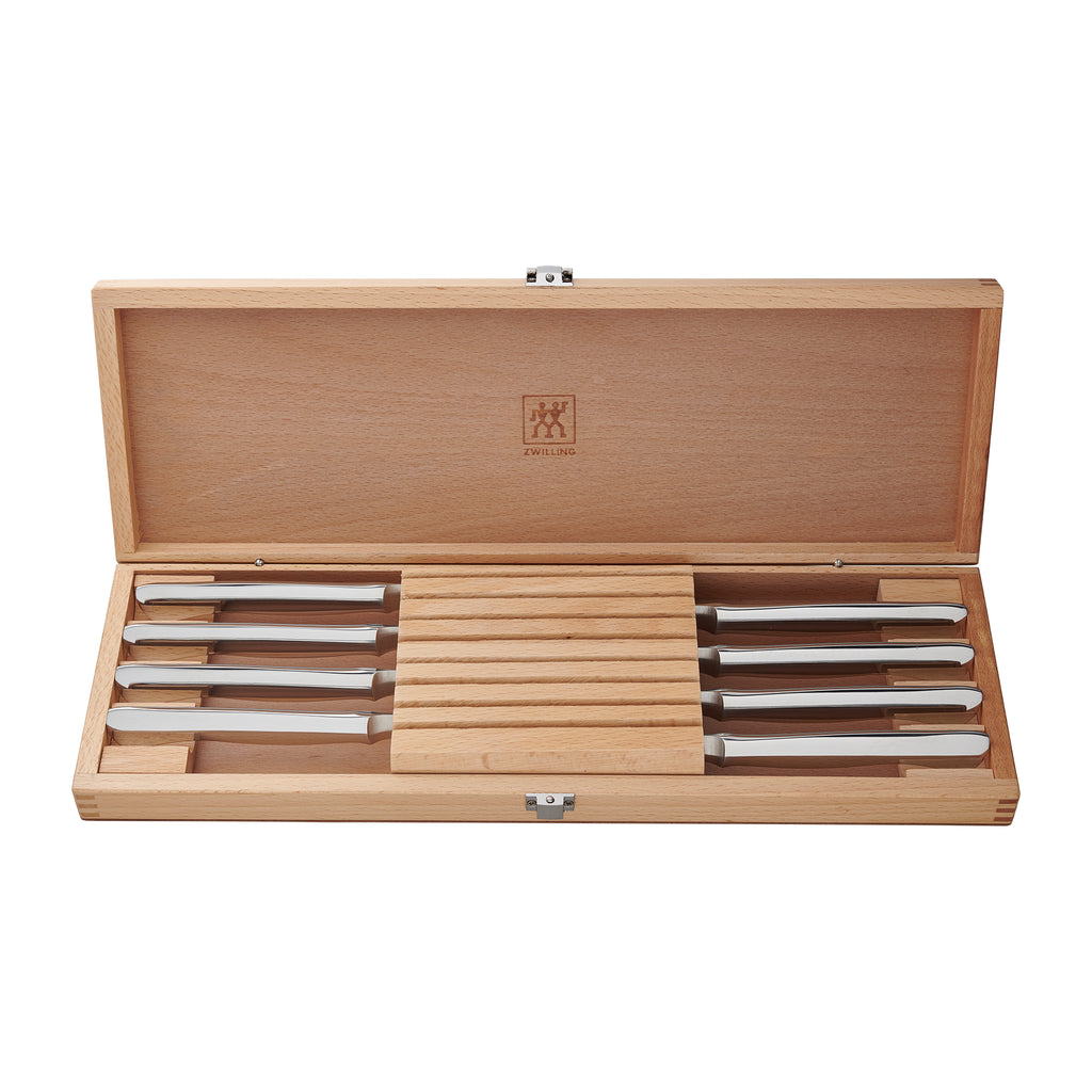 8-pc Stainless Steel Steak Knife Set w/Presentation Case