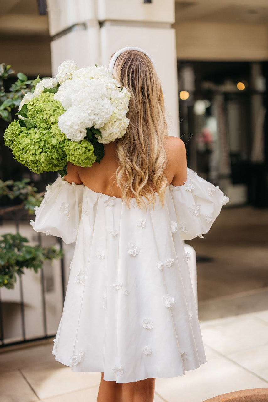 Posie Dress in Ivory