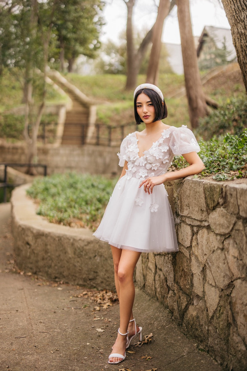 Tulip Dress in Ivory