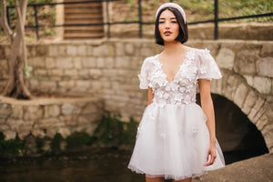 Tulip Dress in Ivory