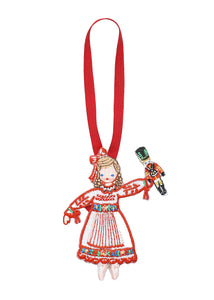 Nutcracker Embroidered Ornaments