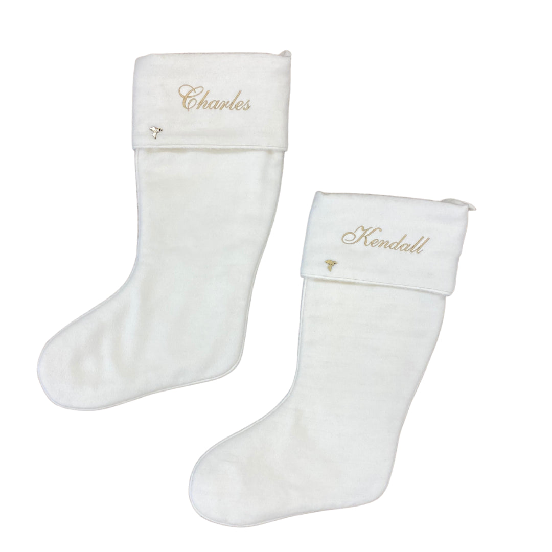 Ivory Christmas Stocking