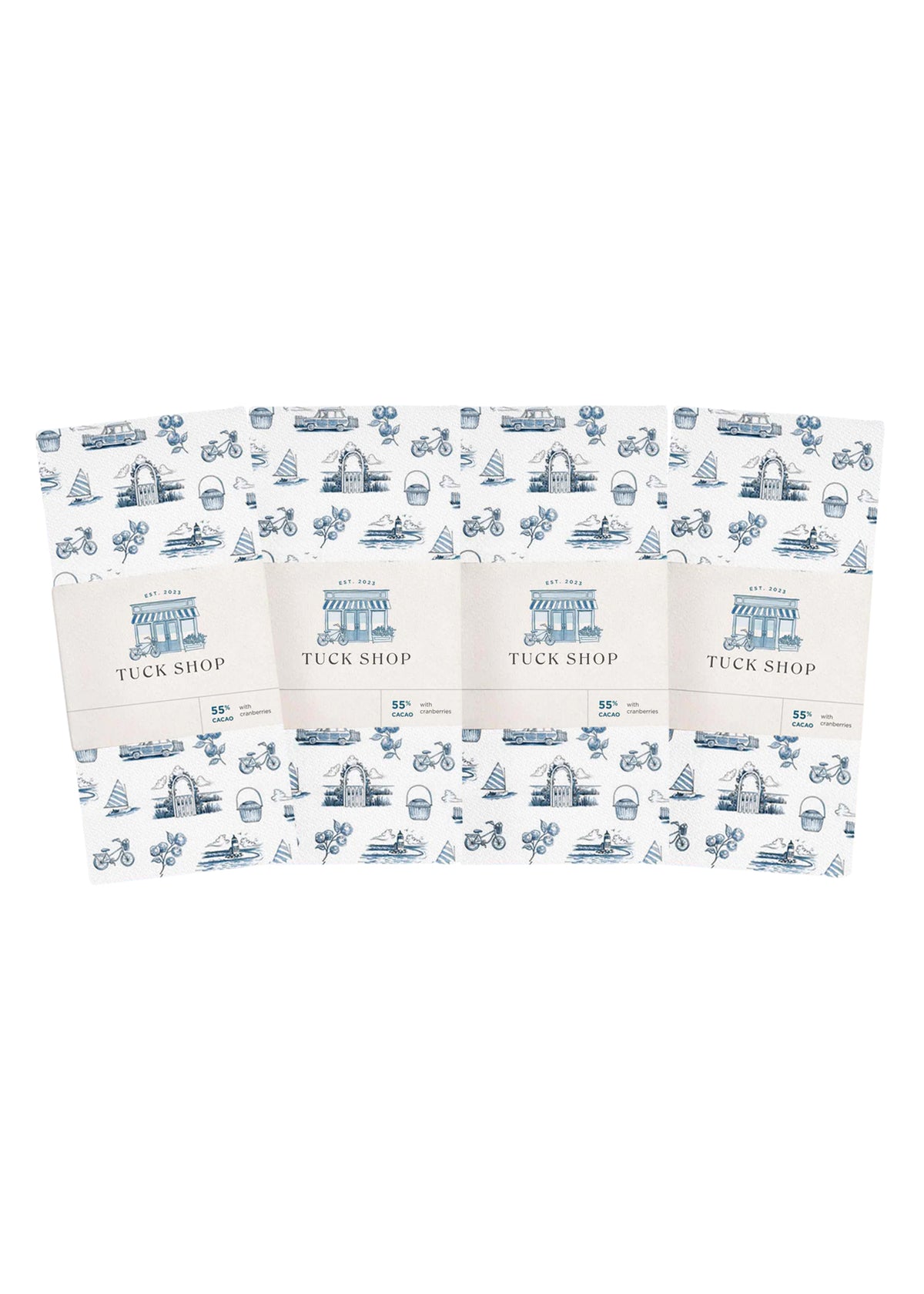 Set of Nantucket Cranberry Chocolate Bars