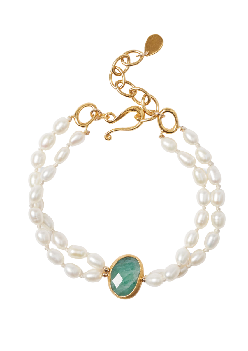 Colette Bracelet White Pearl