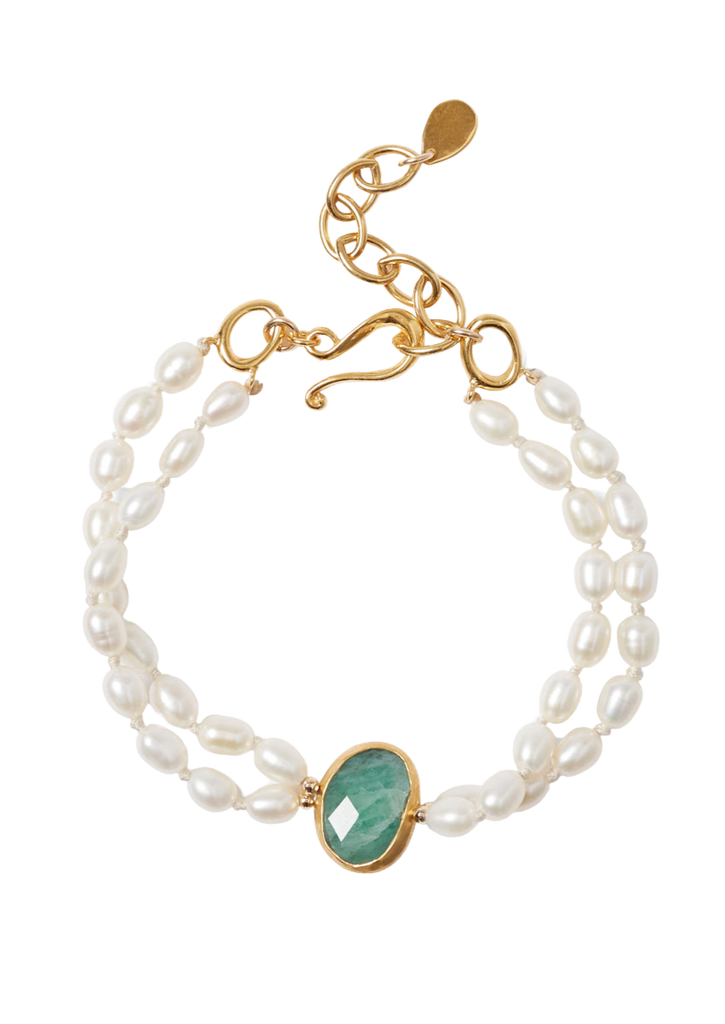 Colette Bracelet White Pearl