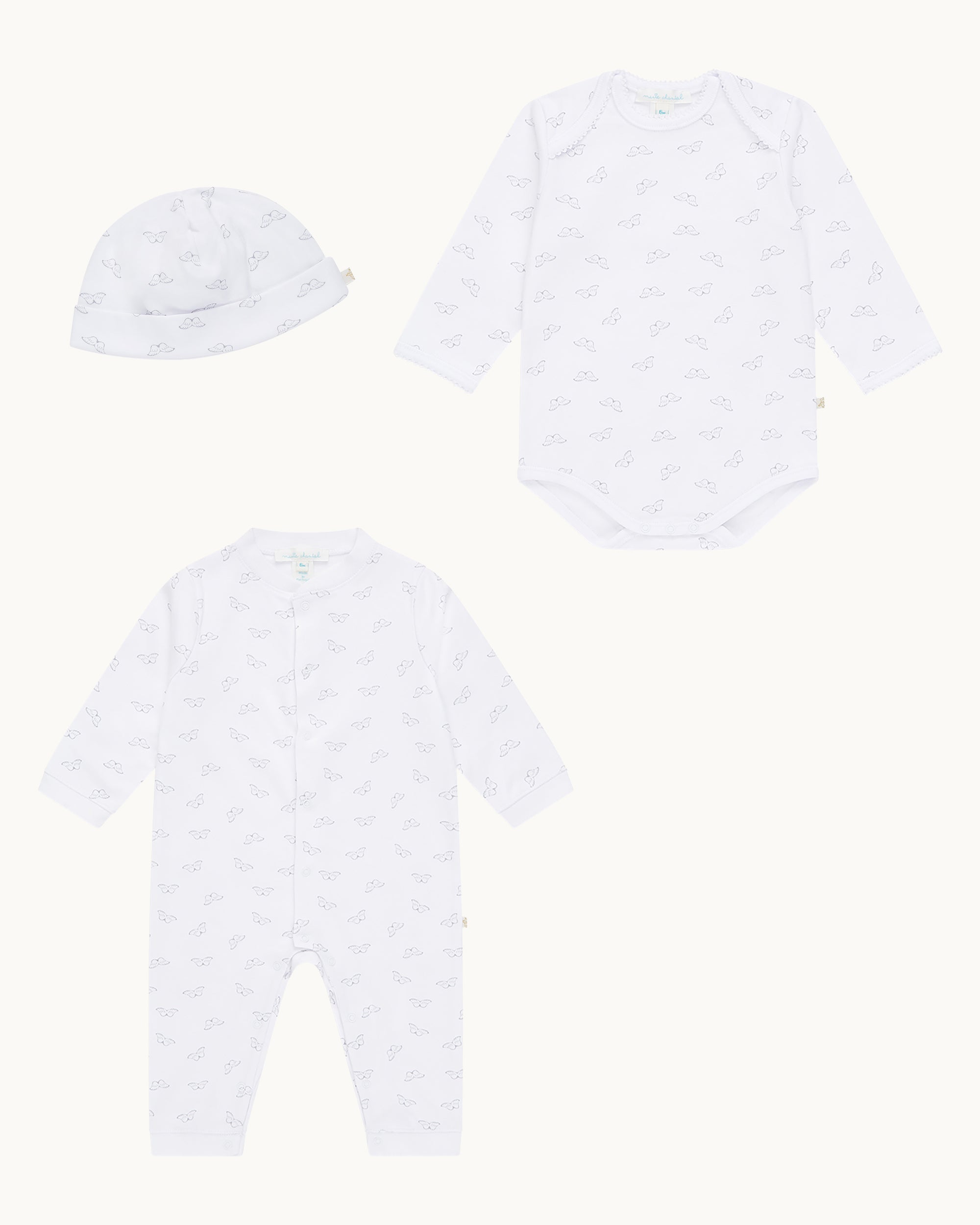 Organic Angel Wing 3 Piece Set