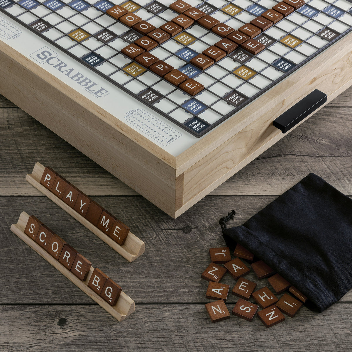 Scrabble Maple Luxe Edition