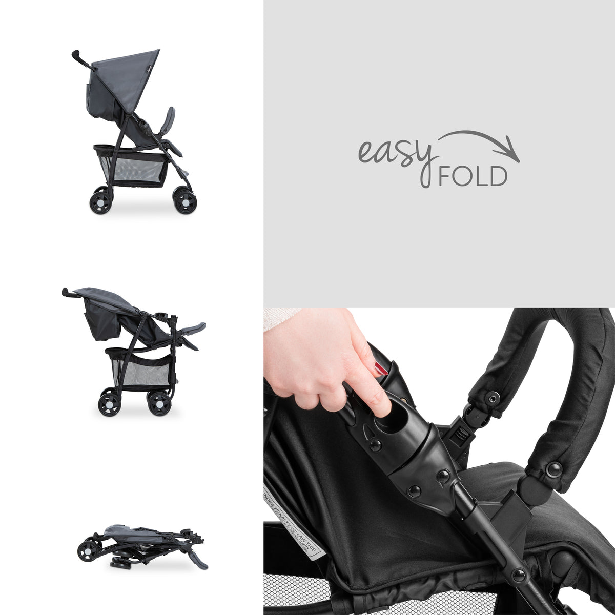 Sport T13 Lightweight Compact Foldable Stroller with UV Protected Canopy