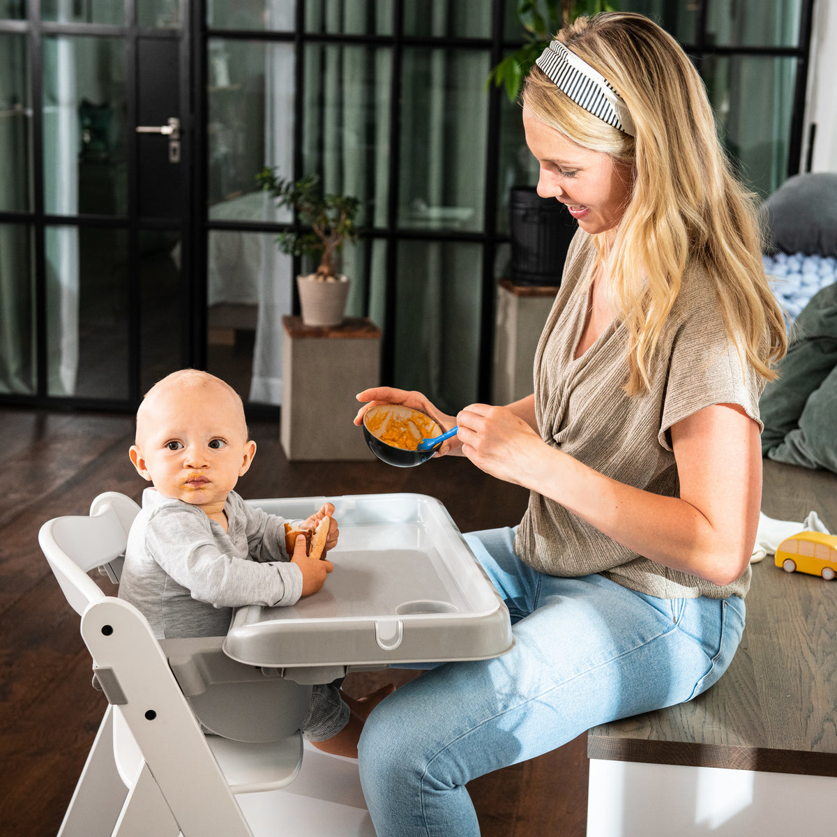 Alpha Removable Non Slip High Chair Table Tray