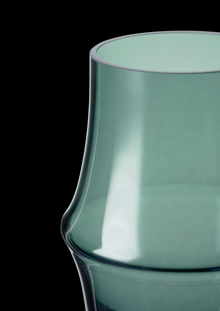 ARC Vase in Dark Green