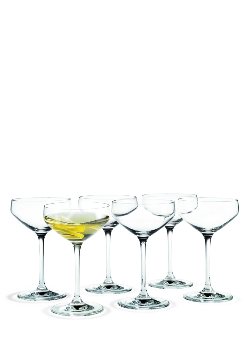 Perfection Martini Glass Clear, Set of 6