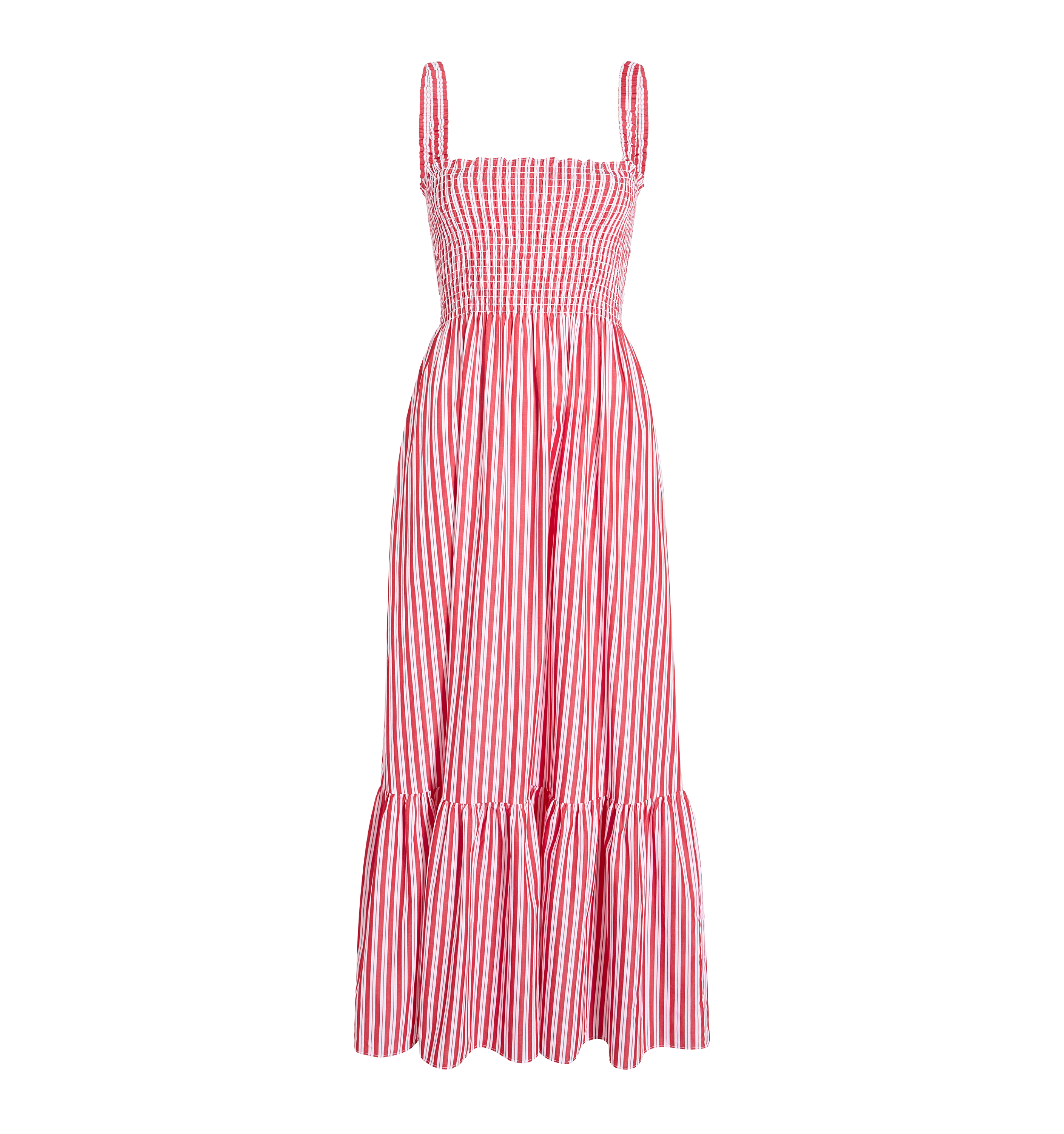 The Anjuli Nap Dress in Red Stripe