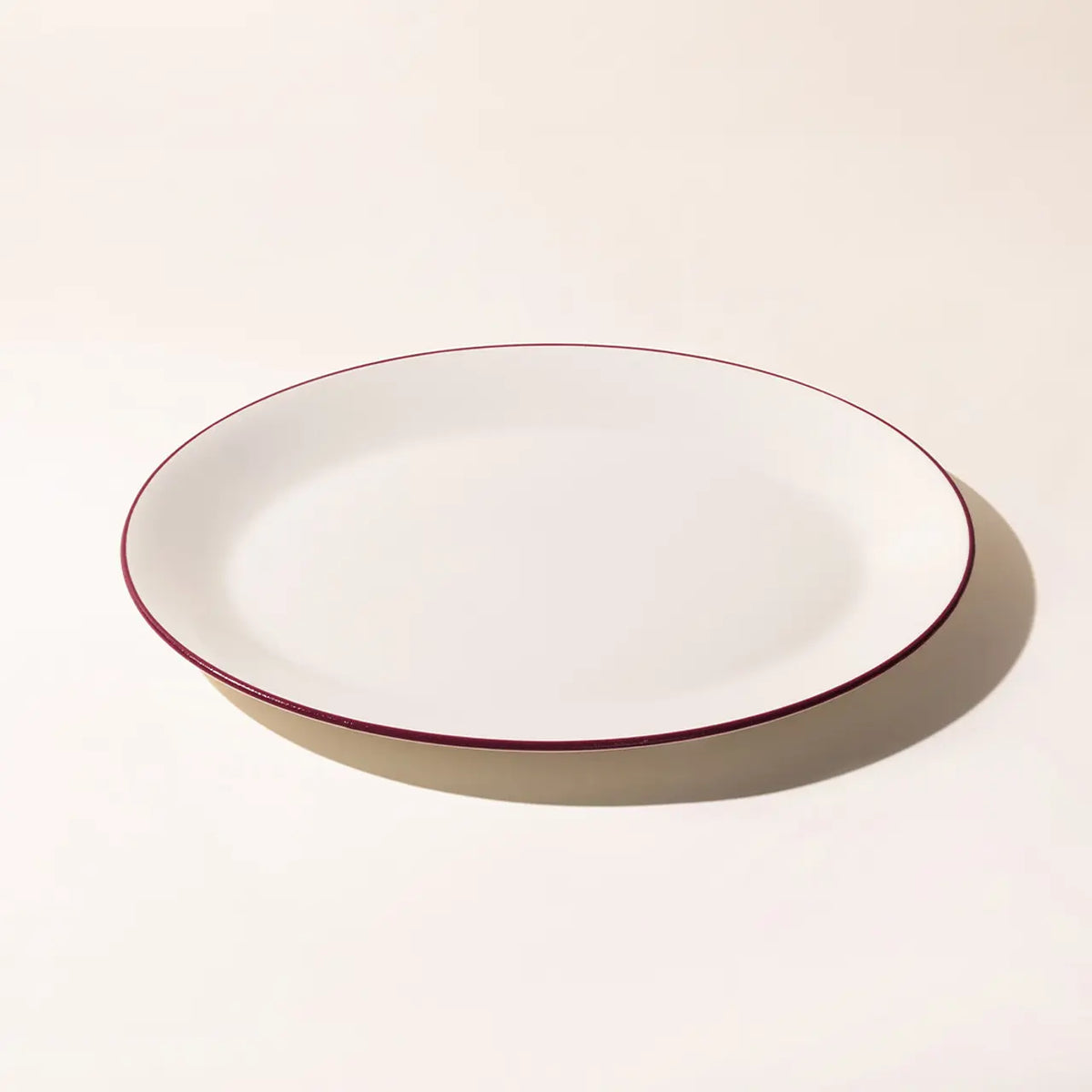 Serving Platter in Red Rim