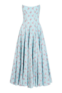 Rousseau Floral Cotton Midi Dress