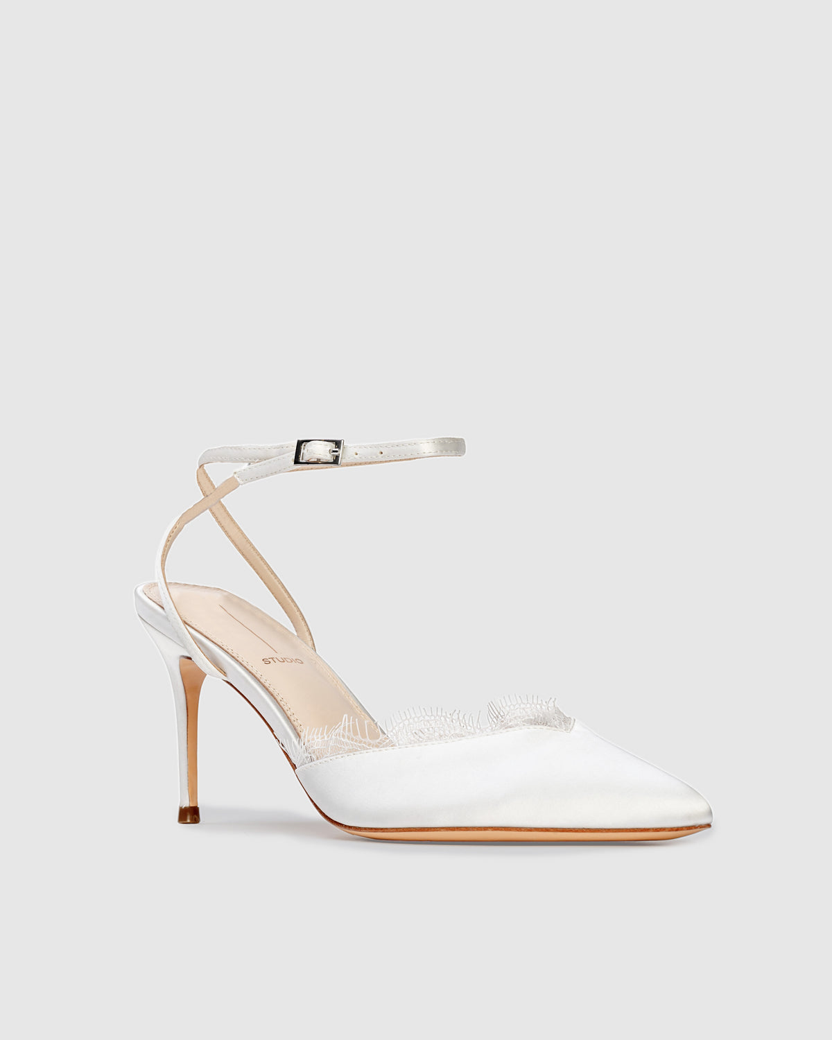 Lace 80 in White Satin