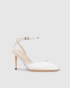 Lace 80 in White Satin