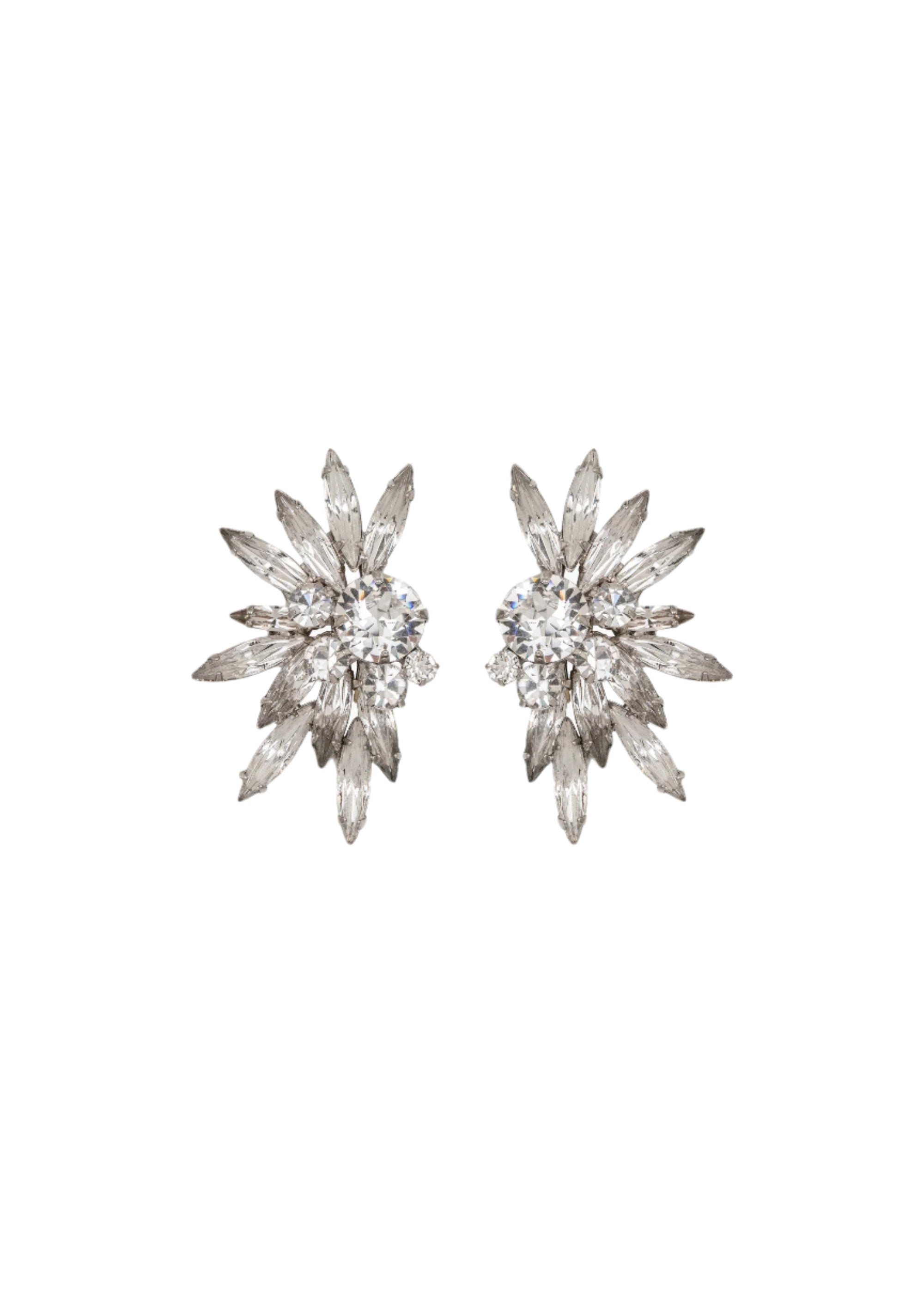 Shanti Earrings in Crystal