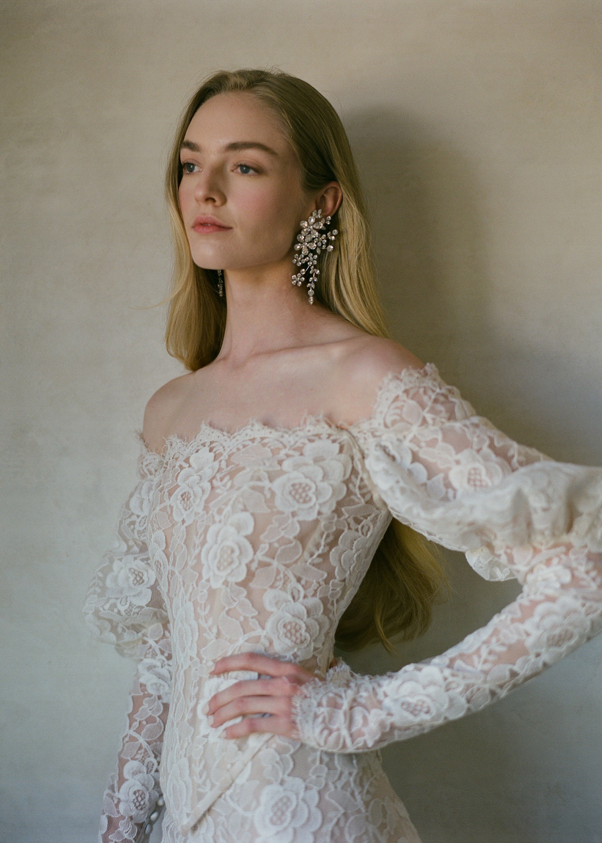 Darianna Earrings in Crystal