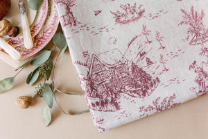 Winter Wonderland Toile Tablecloth