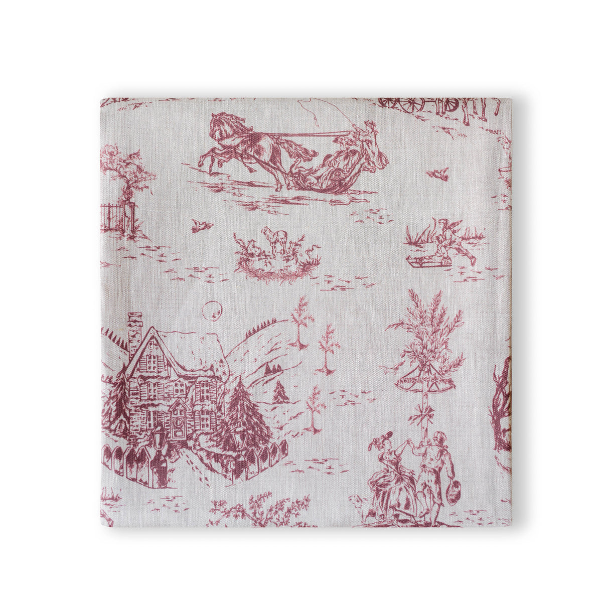 Winter Wonderland Toile Tablecloth