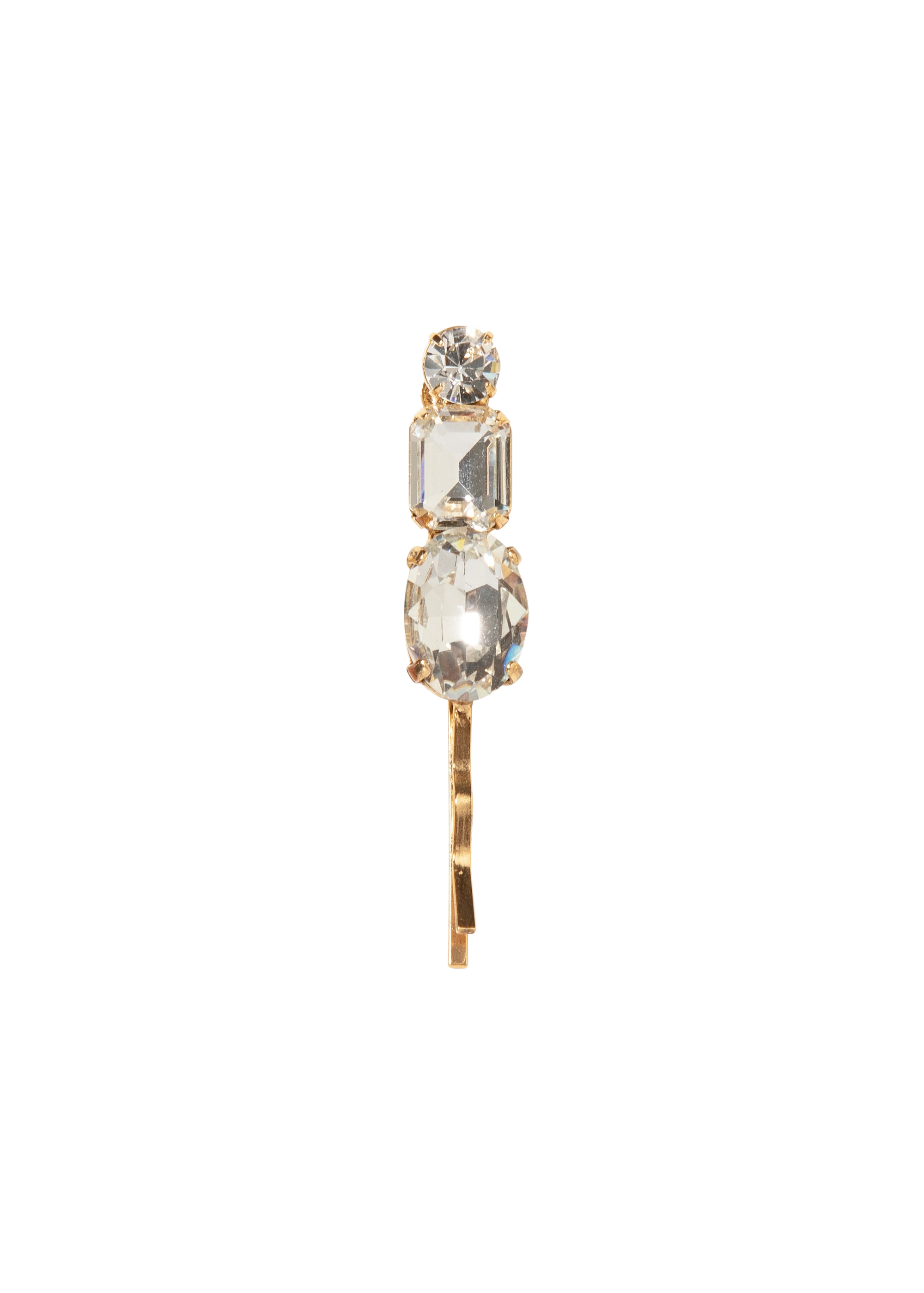 Ramona Bobby Pin in Crystal Antique Gold