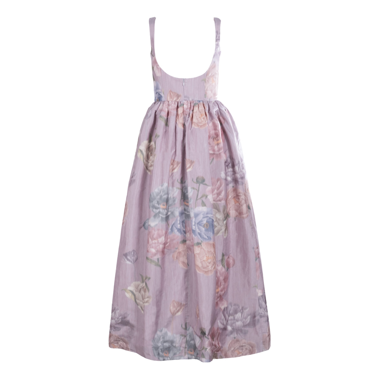 Coupe Dress in Lilac Floral Taffeta