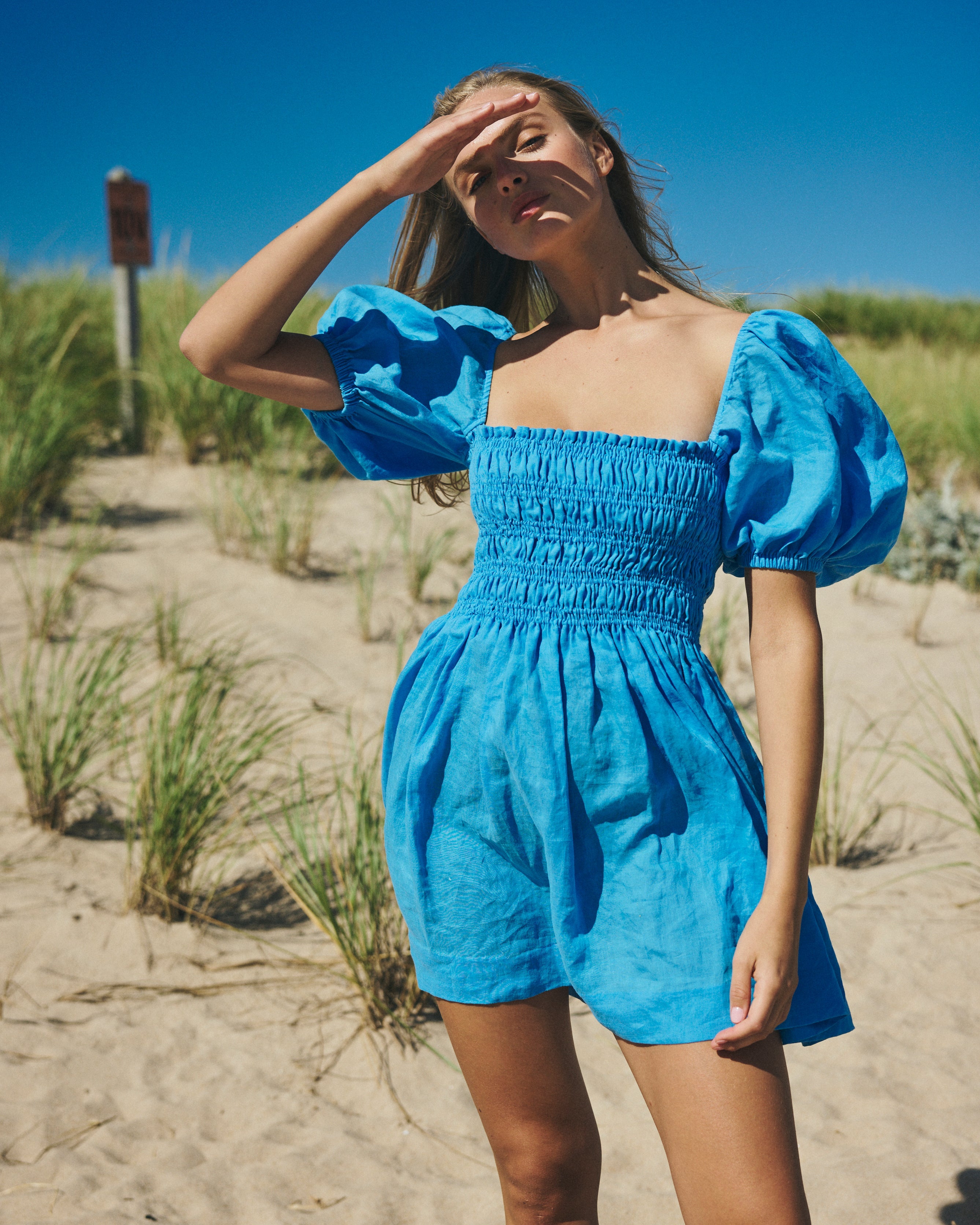 Aisla Dress in Blue