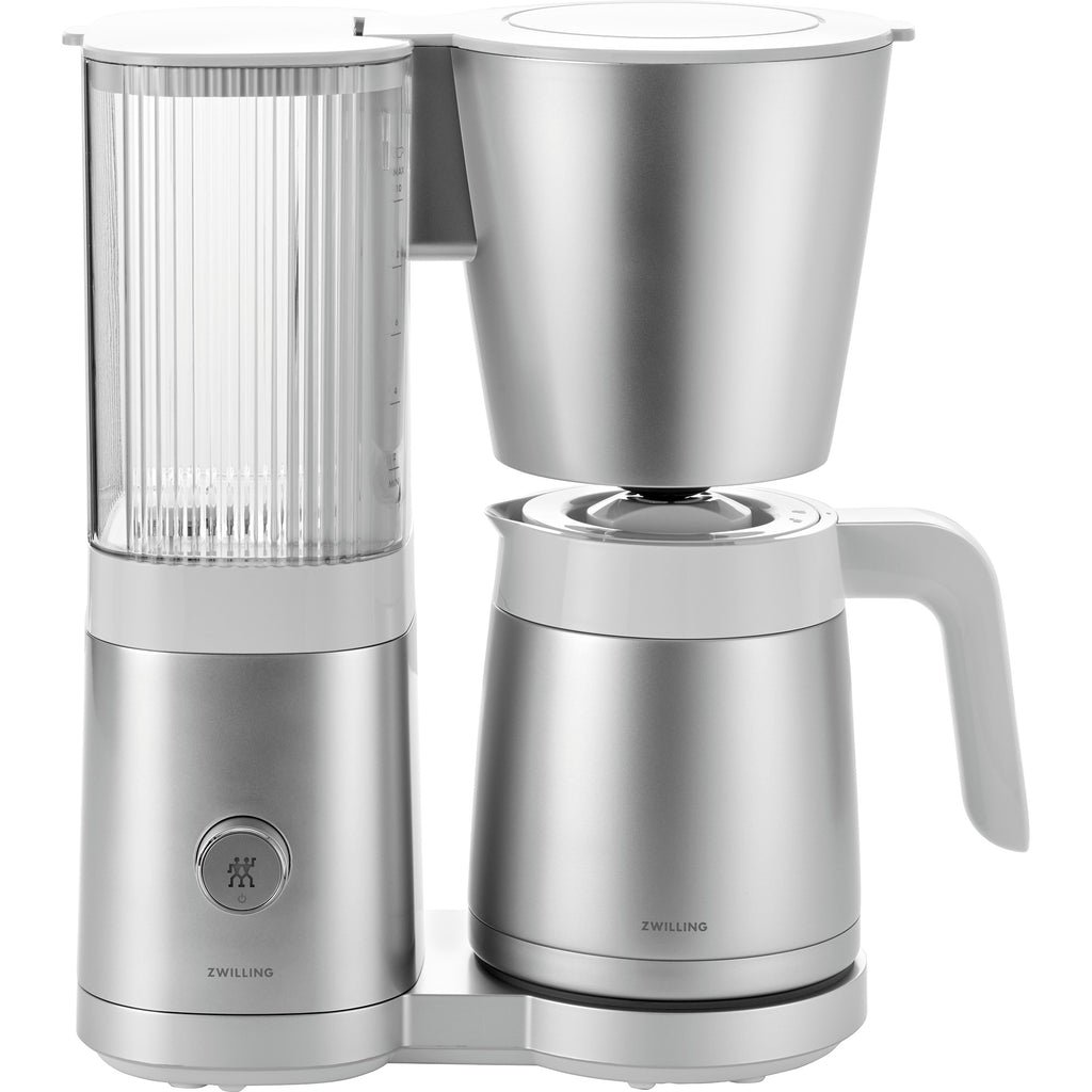 Enfinigy Drip Coffee Maker with Thermo Carafe 10 Cup, Awarded the SCA Golden Cup Standard, Silver