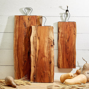 Serving Boards with Iron Handle