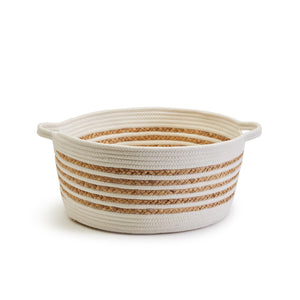 Spiral Cotton Rope Baskets, Set of 3