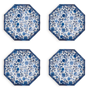 Chinoiserie Touch Octagonal Salad / Dessert Plate