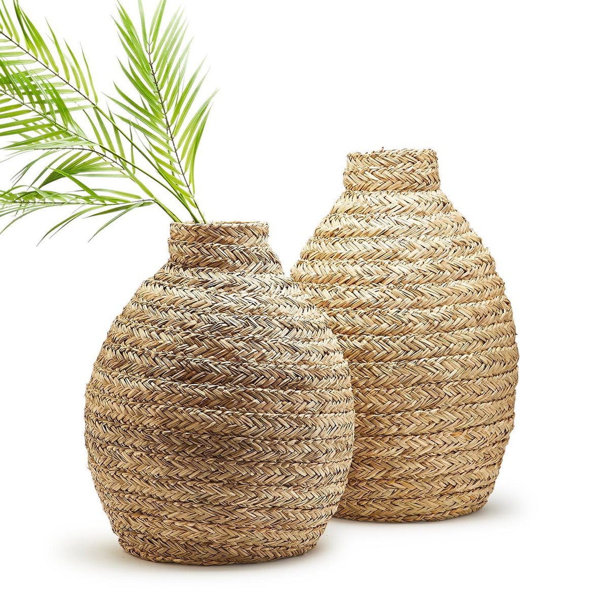 Basket Weave Bottle Shape Vase