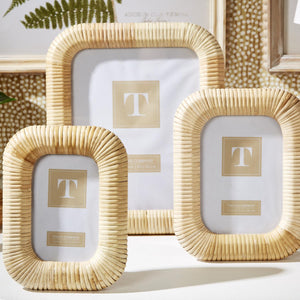 Woven Rattan 8x10 Photo Frame